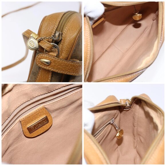 GUCCI Micro GG Supreme Shoulder Bag PVC Beige Gold 007 904 0423 Auth bs29068 - Picture 13 of 15